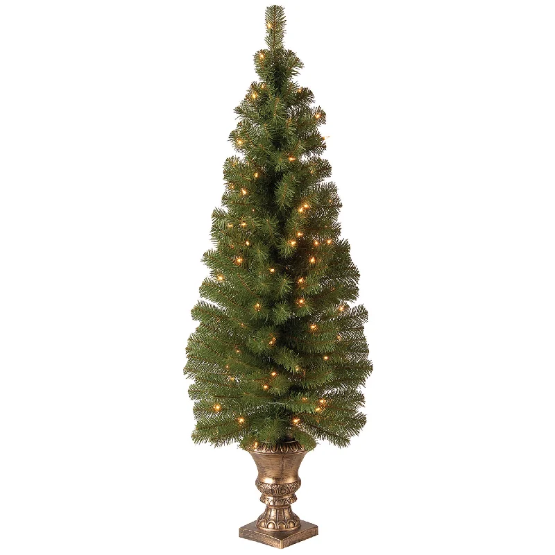 4 ft. Pre-Lit Montclair Spruce Tree with Clear Lights