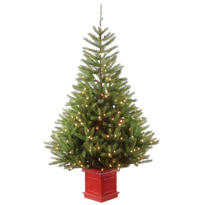 6 ft. Pre-Lit Topeka Spruce Tree with Clear Lights