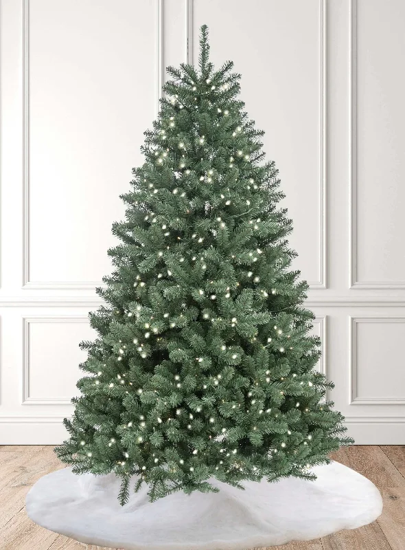 8' Hancock Spruce Artificial Christmas Tree 550 Warm White LED Lights