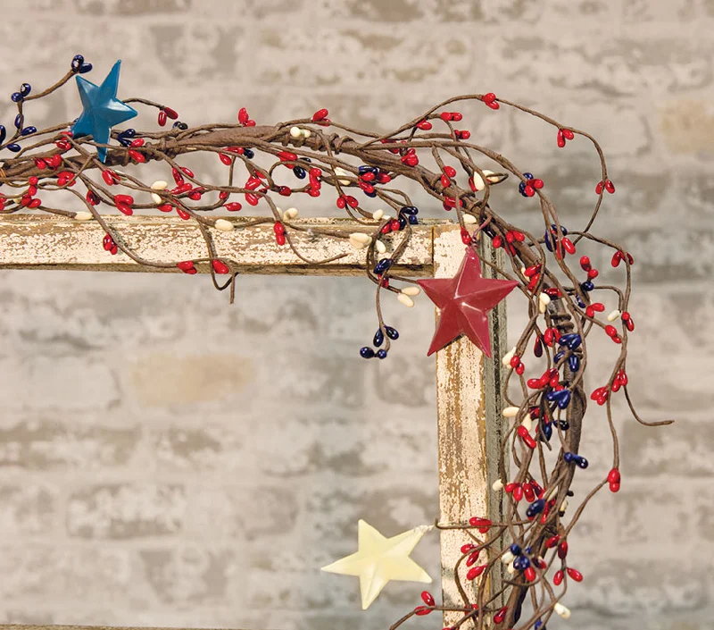 Americana Pip Garland w/ Stars, 5ft