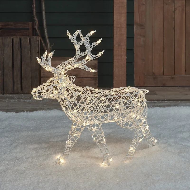 70cm Arkendale Dual LED Battery Operated Outdoor Reindeer