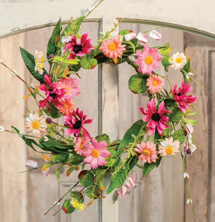 Aster Daisy Wreath - 12"