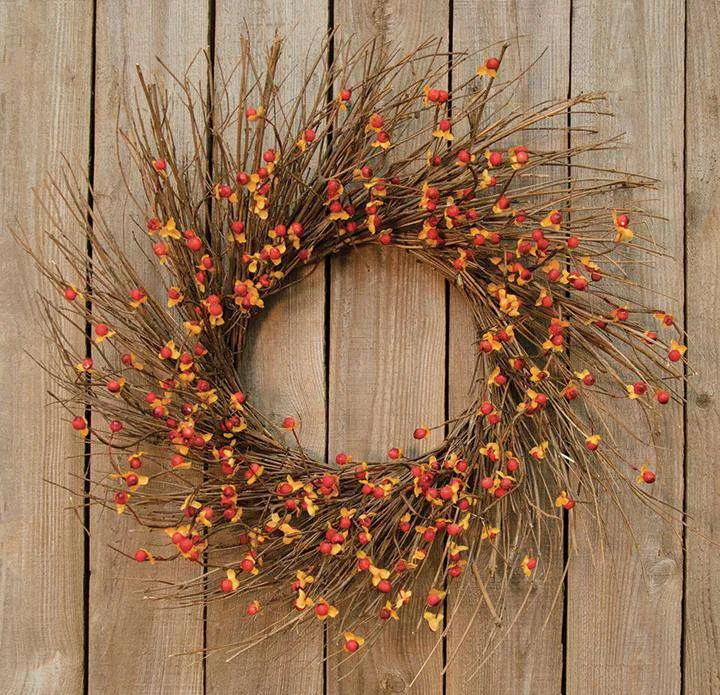 Bittersweet Sunburst Wreath