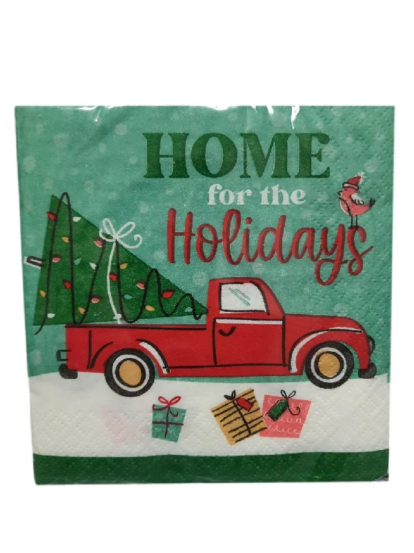 Christmas Cars Beverage Napkins | 16 ct