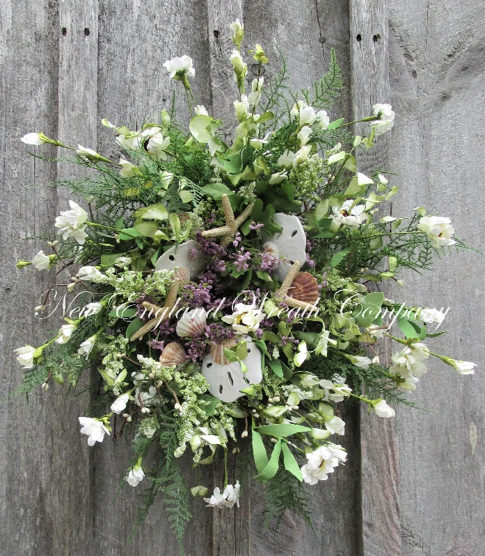 Cape Ann Beach Cottage Wreath