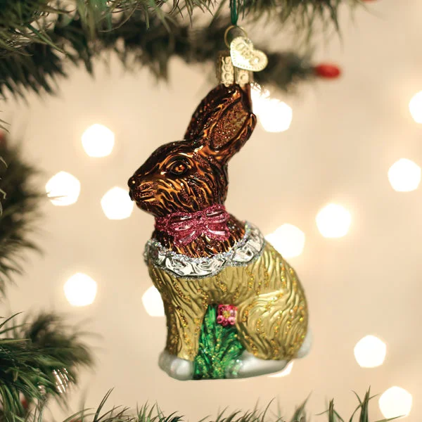 Chocolate Easter Bunny Ornament