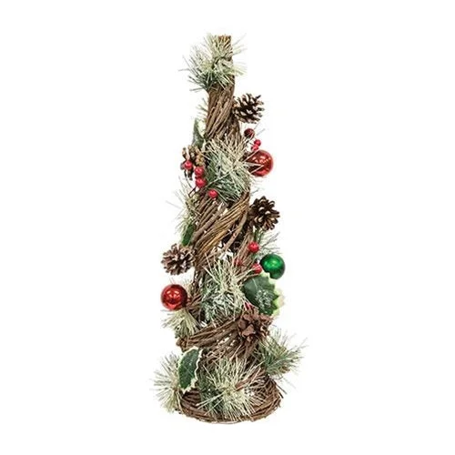 Christmas Woodland Pine Cone Tree Small