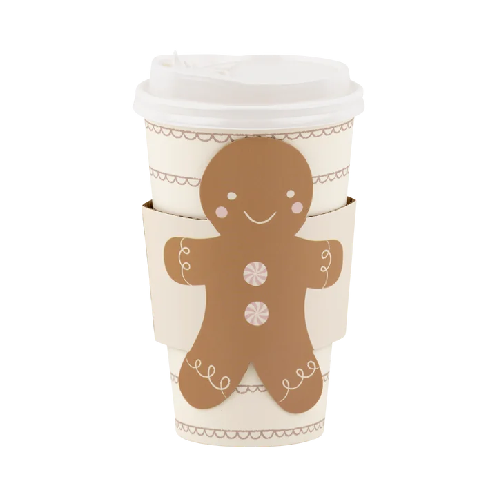 Christmas Gingerbread To Go Cup 16 oz | 8 Ct