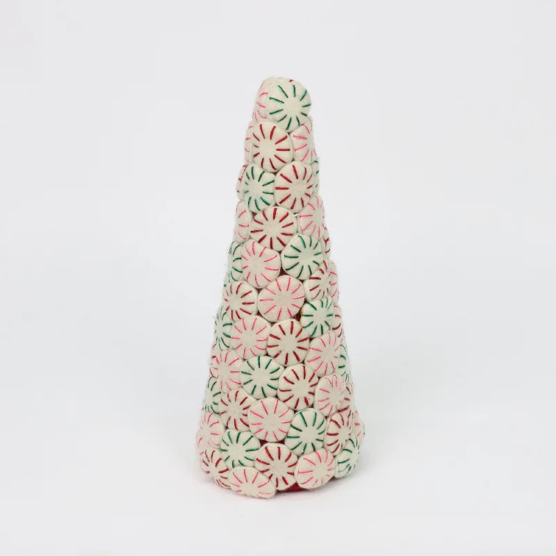 Cotton fabric peppermint 
candied Christmas tree