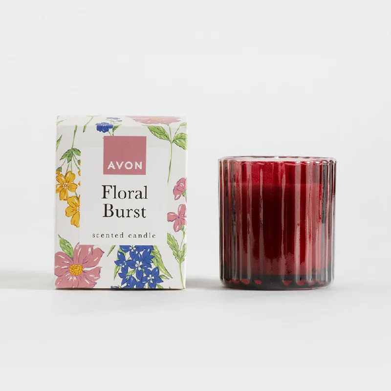 Floral Burst Scented Candle