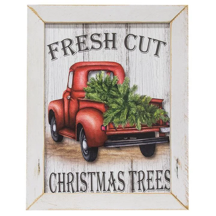 Fresh Cut Christmas Trees Framed Print