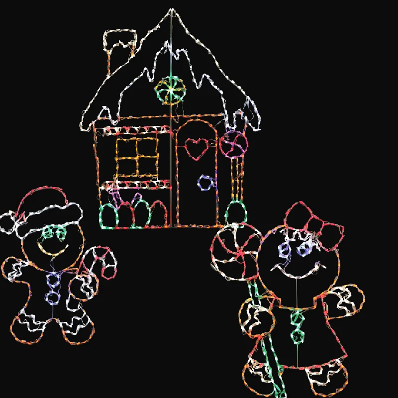 HBL Gingerbread Wire Frame Art