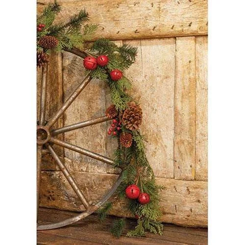 Jingle Pine Garland, 5ft Christmas Decor