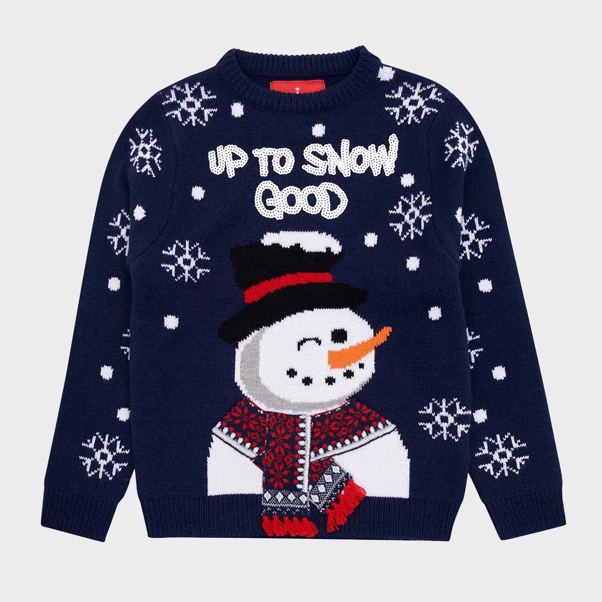 Threadbare Kids Snowman Christmas Jumper