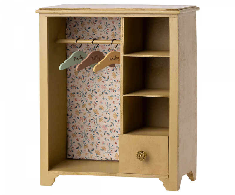 Furniture For Mouse - Wardrobe - Yellow