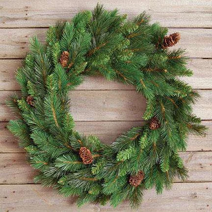 Majestic Pine Wreath, 24"