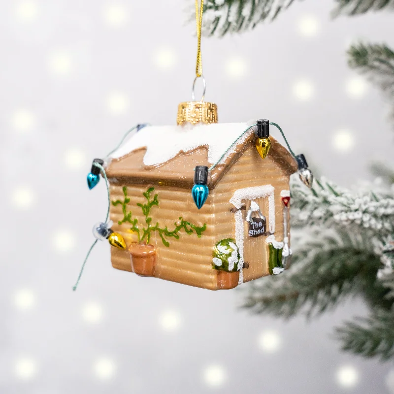 Mini Shed Shaped Bauble