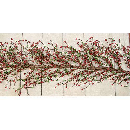 Red/Green Pip Garland, 4 ft.