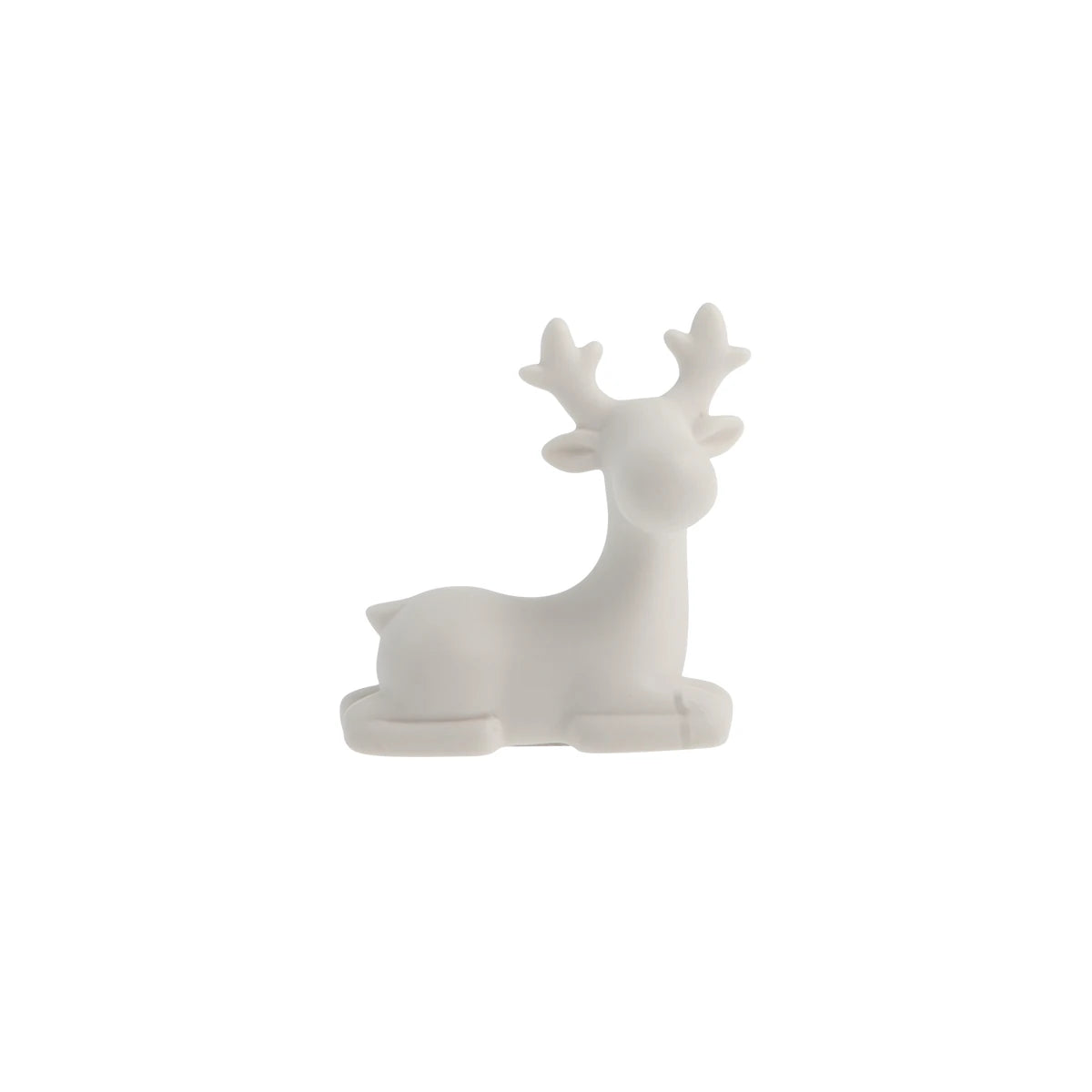 Sten the Resting Reindeer | Medium | White Ceramic | by Storefactory