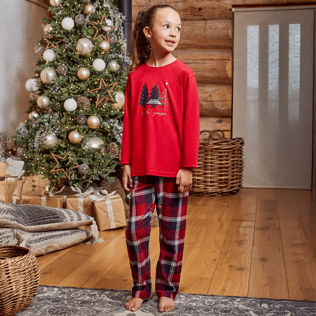 Threadbare Girls Christmas Pyjamas