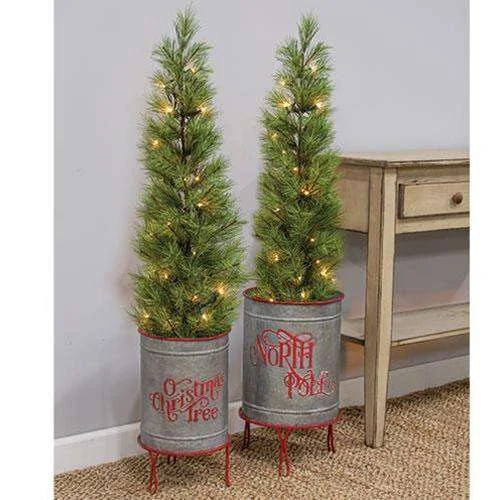 2/Set, North Pole Planters