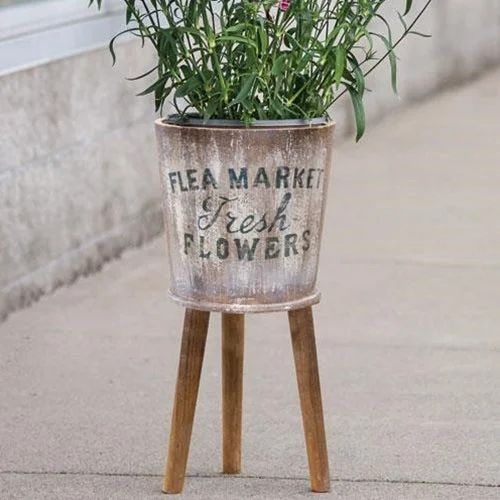 Flea Market Flower Stand