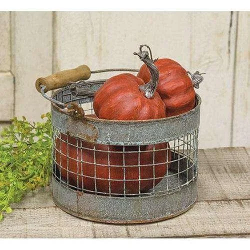 Washed Galvanized Screen Bucket